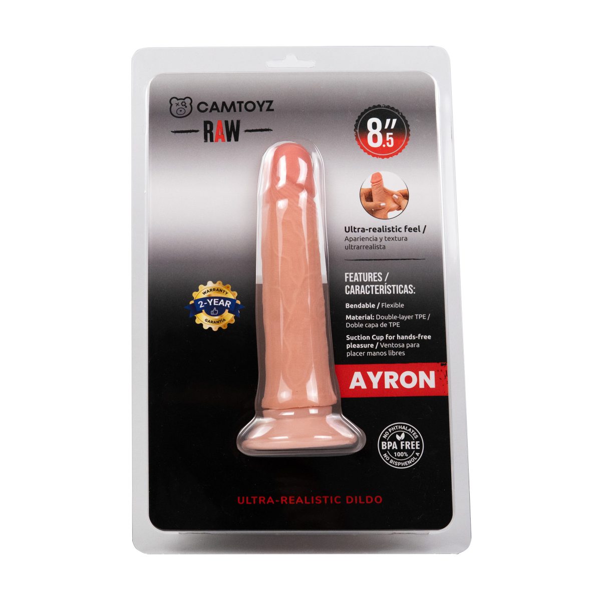 Dildo Ultra Realista Ayron Camtoyz